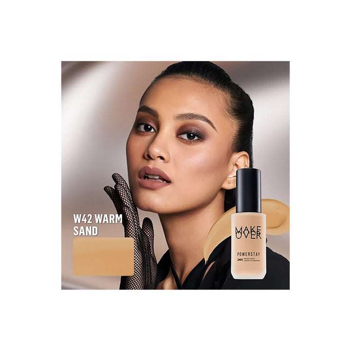 Make Over Powerstay 24H Weightless Liquid Foundation W42 Warm Sand 40 Ml