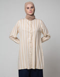Annisa Long Sleeve Shirt Vertical Stripe