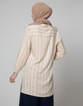 Annisa Long Sleeve Shirt Vertical Stripe