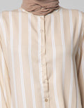 Annisa Long Sleeve Shirt Vertical Stripe
