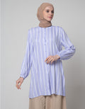 Annisa Long Sleeve Shirt Vertical Stripe