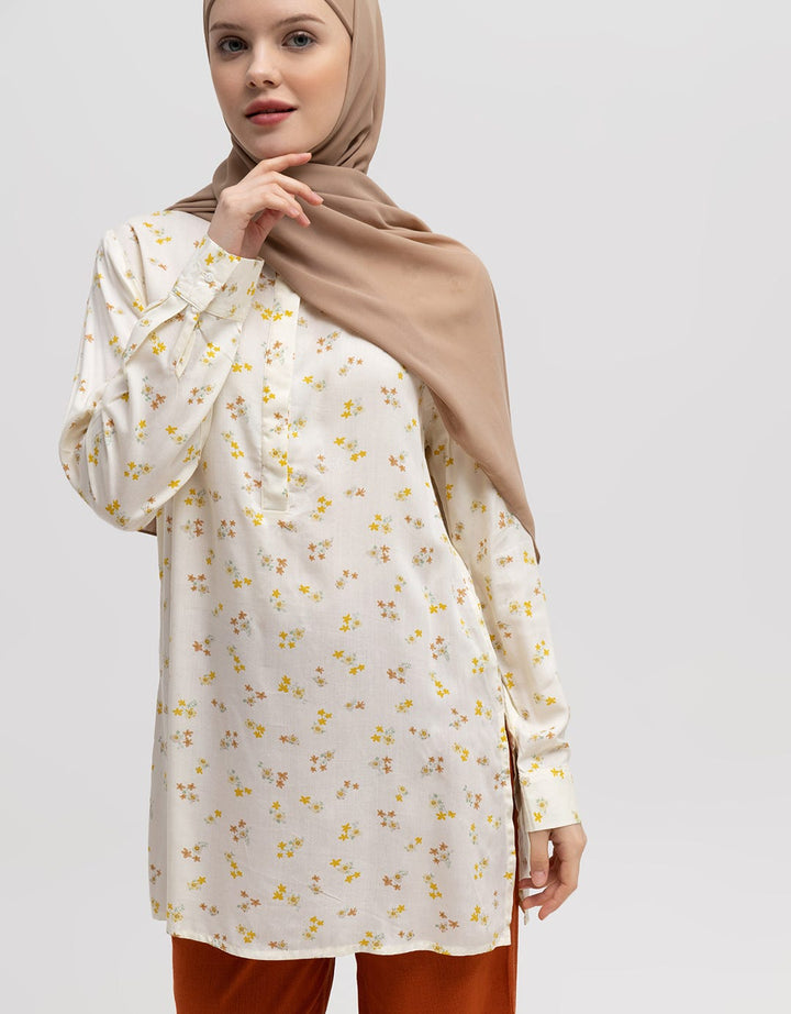 Annisa Long Sleeve Tunic Hero Tunic Flower