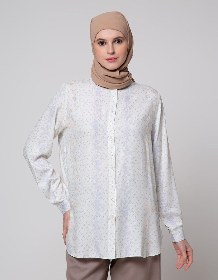Annisa Long Sleeve Shirt Hero Product Basic Flower Print