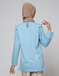 Annisa Long Sleeve Shirt Frill Detail Knit Jumper