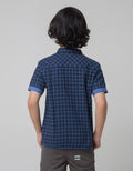 Little M Short Sleeve Shirt Flanel Shirt