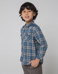 Little M Long Sleeve Shirt Flanel Shirt Checked