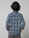 Little M Long Sleeve Shirt Flanel Shirt Checked