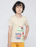 Little M Short Sleeve T-Shirt Dino Laken Gigi Application