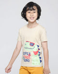 Little M Short Sleeve T-Shirt Dino Laken Gigi Application