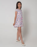 Kidz Too Rainbow Print Dress Anak Perempuan