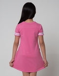 Disney Short Sleeve Midi Dress Babyterry Sling Bag Minnie