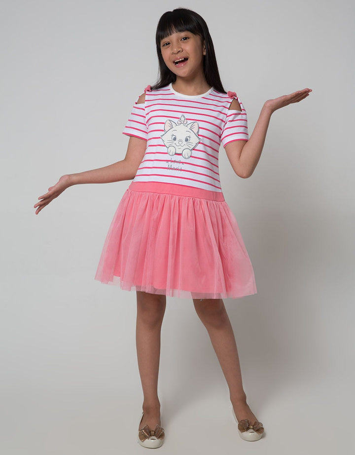 Disney Short Sleeve Midi Dress Tulle Salur Marie