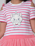 Disney Short Sleeve Midi Dress Tulle Salur Marie