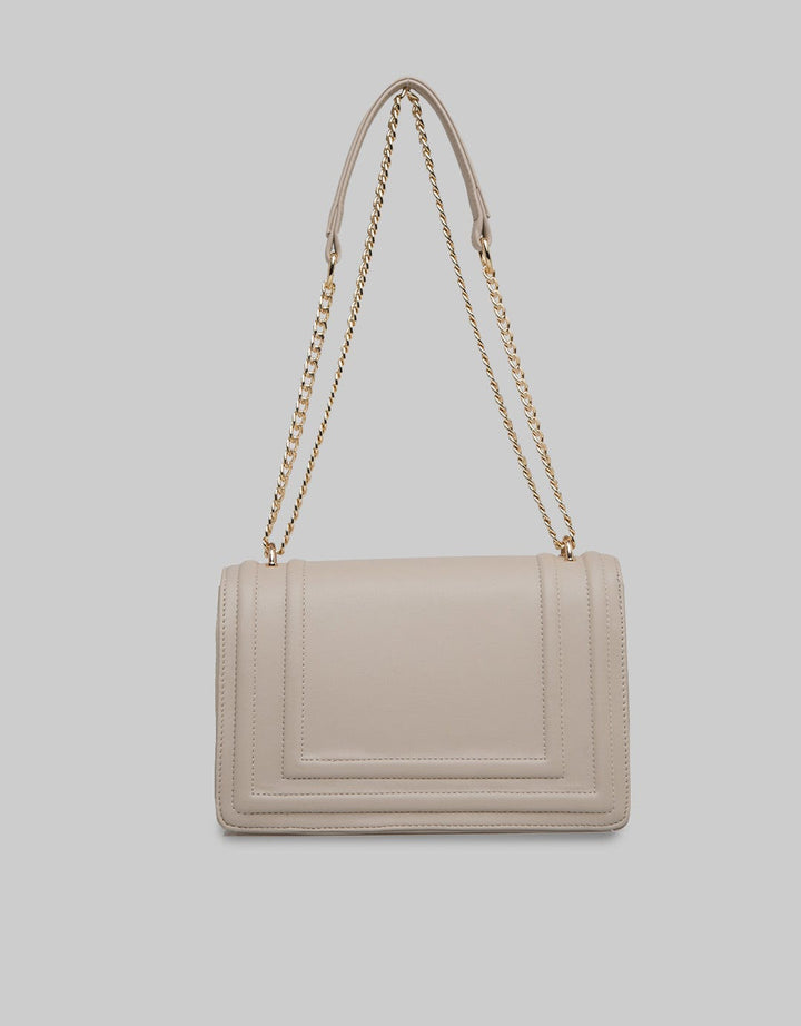Connexion Shoulder Bag Chain With List Outside