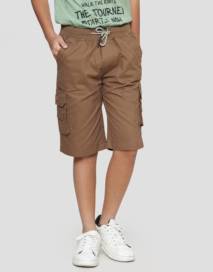 Nevada Kenzo Twill 3D Pocket Celana Pendek Anak Laki-Laki