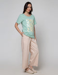 Nevada Solid Woven Celana Panjang Wanita