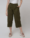 Nevada Woven Pocket Women's Culottes Long Pants