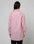 Nevada Stripe Top Kemeja Wanita