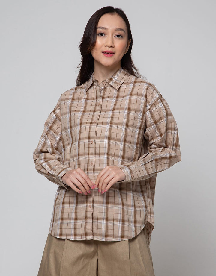 Nevada Long Sleeve Shirt Woven Check
