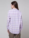 Nevada Long Sleeve Shirt Woven Check Rayon
