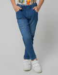 Little M Long Pants Soft Denim Wash