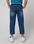 Little M Rib Denim Celana Panjang Anak Laki-laki
