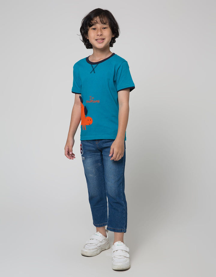 Little M Rib Denim Celana Panjang Anak Laki-laki