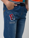 Little M Rib Denim Celana Panjang Anak Laki-laki