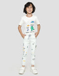 Little M Long Pants Brush Denim