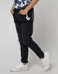Little M Pants Denim Regular Dino Stretch Application