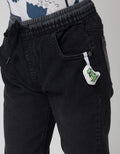 Little M Pants Denim Regular Dino Stretch Application