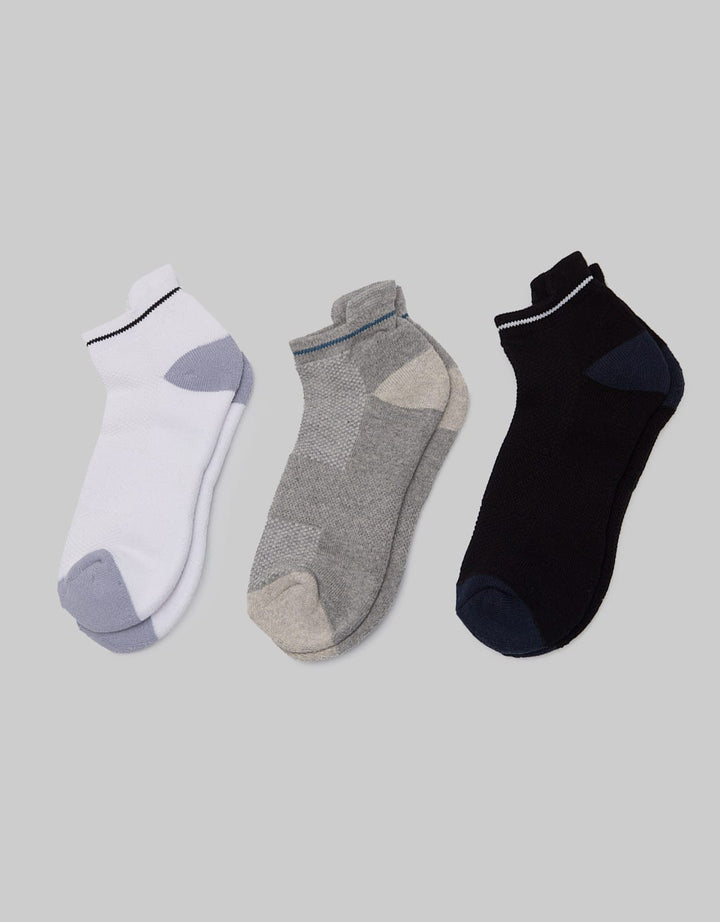Nevada Sport Socks Ankle Triple Pair Anti Bacterial