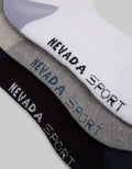 Nevada Sport Socks Ankle Triple Pair Anti Bacterial