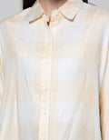 Nevada Long Sleeve Shirt Woven Check Rayon Twill