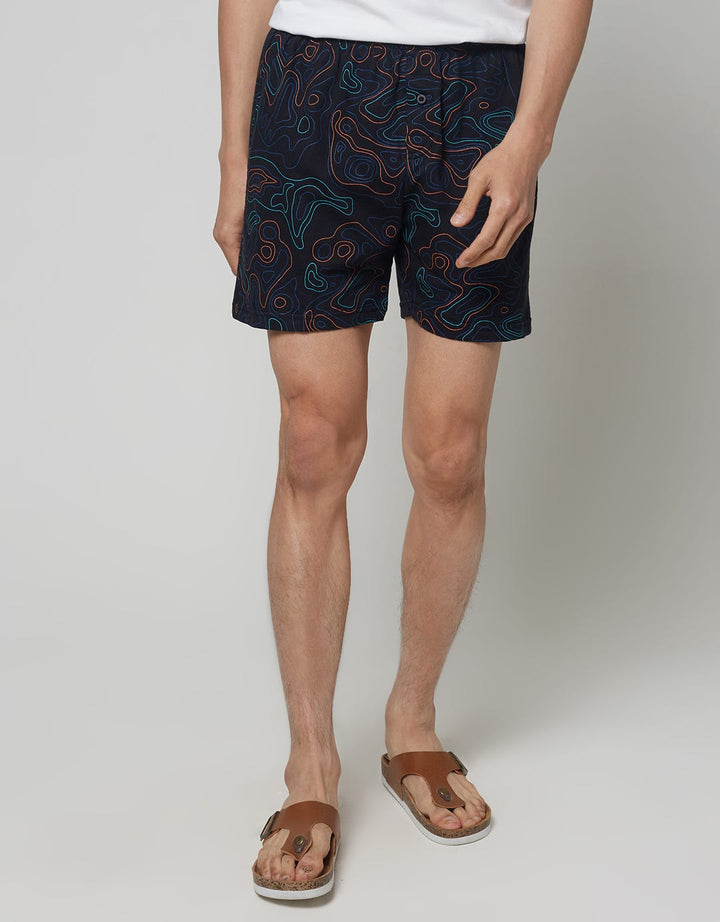 Cole Underwear Boxer Knit Print Graph Art