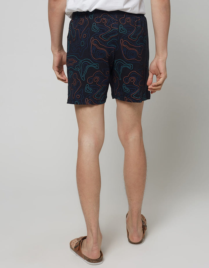 Cole Underwear Boxer Knit Print Graph Art