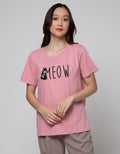 Nevada Short Sleeve T-Shirt Print Meow
