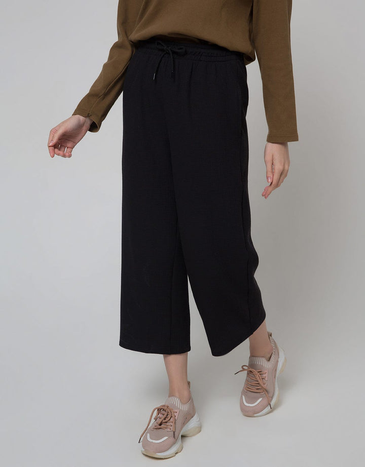 Nevada Long Pants Terry Waffle Textured Wide 