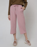Nevada Long Pants Terry Waffle Textured Wide