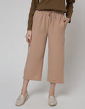 Nevada Long Pants Terry Waffle Textured Wide