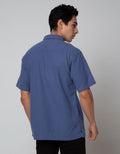 Scotch Kemeja Linen Pendek Pria