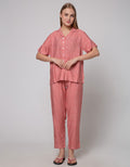 Nevada Short Sleeve Pyjama Pants Rainy Dots