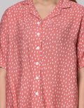 Nevada Short Sleeve Pyjama Pants Rainy Dots
