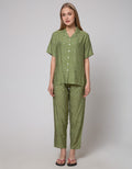 Nevada Short Sleeve Pyjama Pants Rainy Dots