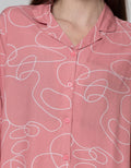 Nevada Long Sleeve Pajama Pants Spiral Outline
