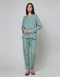 Nevada Long Sleeve Pajama Pants Spiral Outline