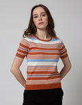 Connexion Knitted Cotton Kaos Wanita
