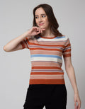 Connexion Knitted Cotton Kaos Wanita