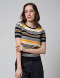 Connexion Knitted Cotton Kaos Wanita