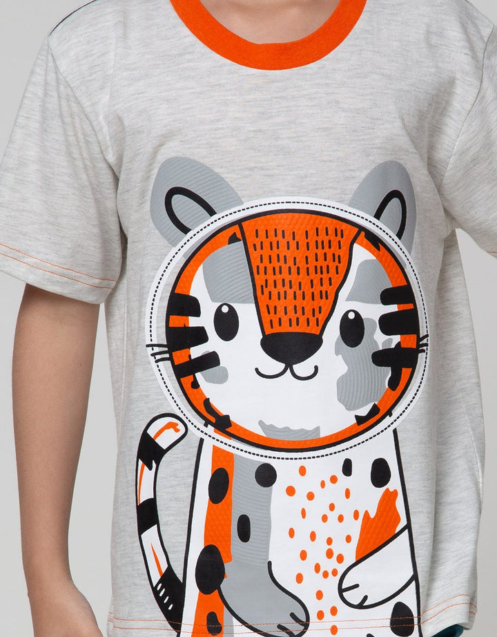 Little M Short Sleeve T-Shirt Print Best Buy Tiger